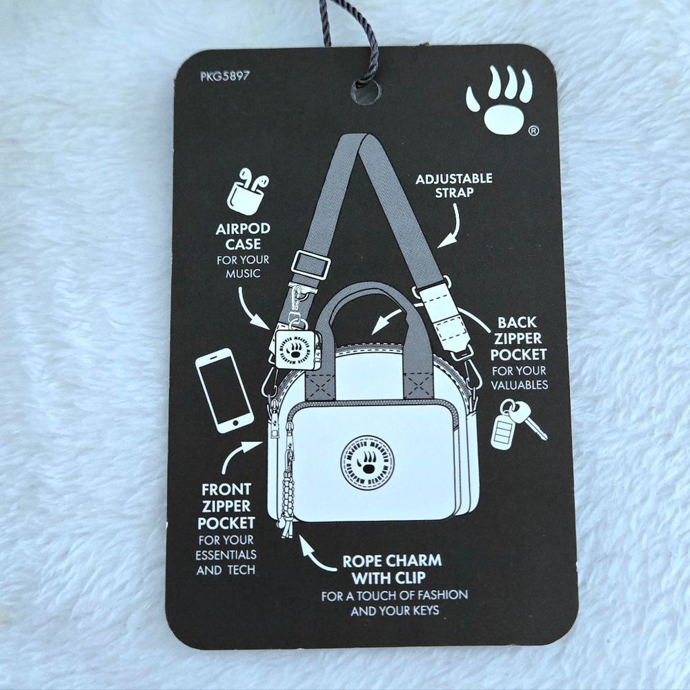 BearPaw Mini Top Handle/Crossbody Bag👜 - NWT - Picture 10 of 16